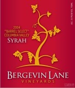 伯格瑞蓮娜橡木桶精選珍藏西拉干紅葡萄酒(Bergevin Lane Vineyards Barrel Select Reserve Syrah, Columbia Valley, USA)