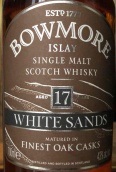 波摩白沙17年蘇格蘭單一麥芽威士忌(Bowmore White Sands 17 Year Old Single Malt Scotch Whisky, Islay, UK)