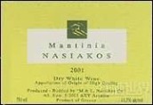 Nasiakos Mantinia Dry White, Peloponnese, Greece