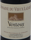 维尔酒庄旺图红葡萄酒(Domaine du Vieux Lazaret, Ventoux, France)