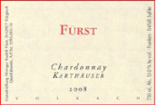 魯?shù)婪?福斯特卡特堡霞多麗白葡萄酒(Weingut Rudolf Furst Karthauser Chardonnay, Franken, Germany)