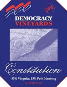 民主憲法干白葡萄酒(Democracy Vineyards Constitution, Monticello, USA)