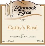 班諾克山坡采金山凱西桃紅葡萄酒(Bannock Brae Estate Goldfields Cathy's Rose, Central Otago, New Zealand)