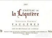 拉利基埃酒莊佛格萊爾老藤干紅葡萄酒(Chateau de La Liquiere Faugeres Vielles Vignes, Languedoc-Roussillon, France)