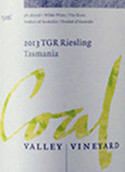 煤谷TGR雷司令干白葡萄酒(Coal Valley Vineyard TGR Riesling,Tasmania, Australia)