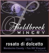 菲德布魯克狐貍山園羅薩多多姿桃干型桃紅葡萄酒(Fieldbrook Fox Hill Vineyard Rosato di Dolcetto, Mendocino County, USA)