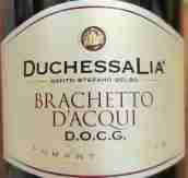 莉亞公爵夫人酒莊起泡酒(Duchessa Lia Spumante Brachetto d'Acqui DOCG, Piedmont, Italy)