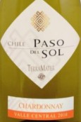 特雷瑪特凈土系列霞多麗干白葡萄酒(TerraMater Paso del Sol Chardonnay, Central Valley, Chile)