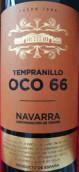 OCO 66丹魄紅葡萄酒(OCO 66 Tempranillo, Navarra, Spain)