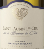 帕特里克·米奧蘭桑蒂埃（圣歐班一級園）干白葡萄酒(Domaine Patrick Miolane Sur le Sentier du Clou, Saint-Aubin Premier Cru, France)