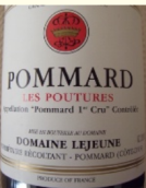 勒熱納酒莊布都（?，斠患増@）紅葡萄酒(Domaine Lejeune Les Poutures, Pommard Premier Cru, France)