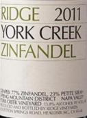 山脊酒莊約克溪仙粉黛紅葡萄酒(Ridge York Creek Zinfandel, Napa Valley, USA)