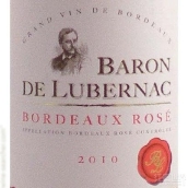 巴隆將軍桃紅葡萄酒(Baron de Lubernac Rose, Bordeaux, France)