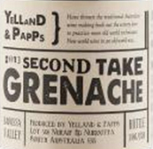 葉蘭帕斯對影金樽歌海娜紅葡萄酒(Yelland and Papps Second Take Grenache, Barossa Valley, Auatralia)
