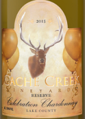 卡切溪慶祝系列霞多麗干白葡萄酒(Cache Creek Vineyards Celebration Chardonnay, Lake County, USA)