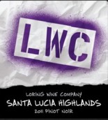 洛林LWC黑皮諾干紅葡萄酒(Loring Wine Company LWC Pinot Noir, Santa Lucia Highlands, USA)