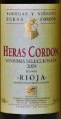 艾娜斯·高登酒莊年份精選干紅葡萄酒(Bodegas y Vinedos Heras Cordon Vendimia Seleccionada, Rioja, Spain)