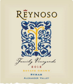 雷諾索家族酒莊原產西拉干紅葡萄酒(Reynoso Family Vineyards Estate Grown Syrah, Alexander Valley, USA)