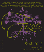 法澤利薩迪小西拉干紅葡萄酒(Fazeli Cellars Saadi Petite Sirah, Temecula Valley, USA)