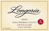 朗格利亞阿里索斯園歌海娜干紅葡萄酒(Longoria Alisos Vineyard Grenache, Santa Barbara County, USA)