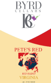 百德皮特混釀紅葡萄酒(Byrd Cellars Pete's Red, USA)