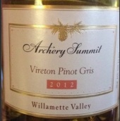 艾翠斯酒莊威爾頓灰皮諾白葡萄酒(Archery Summit Vireton Pinot Gris, Willamette Valley, USA)