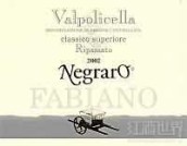 Fabiano Negraro Ripassato Valpolicella Classico Superiore, Veneto, Italy