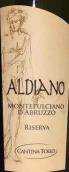 托若酒莊阿迪諾珍藏紅葡萄酒(Cantina Tollo Aldiano Riserva, Montepulciano d'Abruzzo, Italy)