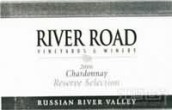 River Road Vineyards Reserve Selection Chardonnay, Russian River Valley, USA