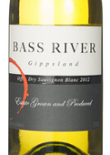 巴思河酒莊長相思半干白葡萄酒(Bass River Off Dry Sauvignon Blanc, Gippsland, Australia)