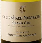 楓丹甘露酒莊（克利特-巴塔-蒙哈榭特級園）白葡萄酒(Domaine Fontaine-Gagnard, Criots-Batard-Montrachet Grand Cru, France)