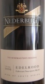 尼德堡圣壇赤霞珠-梅洛干紅葡萄酒(Nederburg Edelrood Cabernet Sauvignon - Merlot, Western Cape, South Africa)