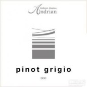 安德里安酒莊灰皮諾白葡萄酒(Kellerei Cantina Andrian Pinot Grigio, Trentino-Alto Adige, Italy)
