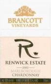 布蘭卡特威倫克園霞多麗干白葡萄酒（馬爾堡）(Brancott  Renwick Estate Chardonnay, Marlborough,  New Zealand)