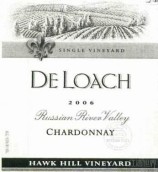 都樓鷹山霞多麗干白葡萄酒(DeLoach Vineyards Hawk Hill Vineyard Chardonnay, Russian River Valley, USA)