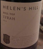 海倫山西拉紅葡萄酒(Helen's Hill Estate Syrah, Yarra Valley, Australia)