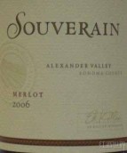 蘇維雷梅洛干紅葡萄酒(Chateau Souverain Merlot, Alexander Valley, USA)