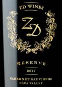 ZD酒莊珍藏赤霞珠紅葡萄酒(ZD Wines Reserve Cabernet Sauvignon, Napa Valley, USA)