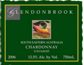 格蘭布魯克霞多麗干白葡萄酒（未經(jīng)橡木桶）(Glendonbrook Unoaked Chardonnay, Hunter Valley, Australia)