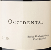 吉斯特勒酒莊海德蘭園伊麗莎白特釀紅葡萄酒(Occidental Kistler Vineyards Bodega Headlands Vineyard Cuvee Elizabeth, Sonoma Coast, USA)