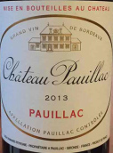 波雅克酒莊紅葡萄酒(Chateau Pauillac, Pauillac, France)