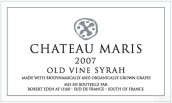 Chateau Maris Minervois La Liviniere Old Vines Syrah, Languedoc-Roussillon, France