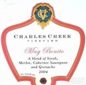 查爾溪極美干紅葡萄酒(Charles Creek Vineyard Muy Bonito, California, USA)