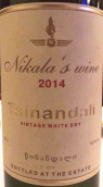 尼卡拉干白葡萄酒(Nikala's White Dry Wine, Tsinandali, Georgia)