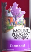 快樂山酒莊康科德紅葡萄酒(Mount Pleasant Winery Concord,Missouri,USA)