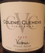 科林·克萊門維多利亞黑皮諾干紅葡萄酒(Colene Clemens Vineyards Victoria Pinot Noir, Chehalem Mountains, USA)