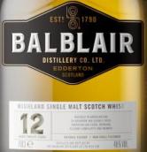 巴布萊爾12年單一麥芽威士忌(Balblair 12 Year Old Single Malt Scotch Whisky, Highlands, UK)