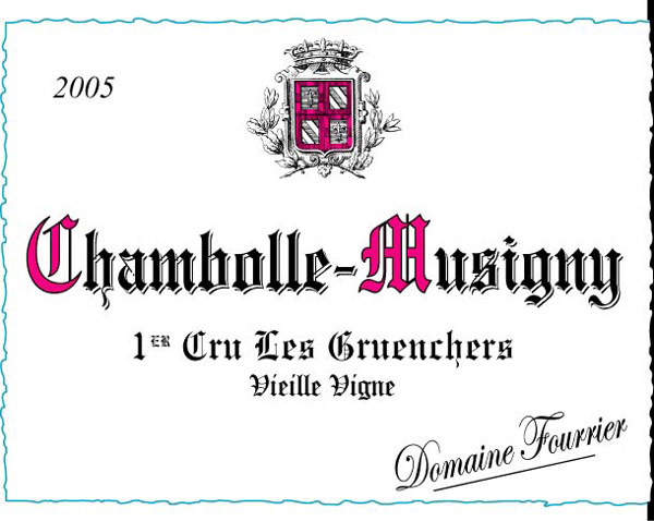 domaine fourrier les gruenchers vieille vigne, chambolle-musigny