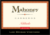 馬哈尼拉斯布利薩斯內(nèi)比奧羅紅葡萄酒(Mahoney Vineyards Las Brisas Vineyard Nebbiolo, Carneros, USA)