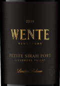 威迪酒莊小批量小西拉波特酒(Wente Vineyards Small Lot Petite Sirah Port, Livermore Valley, USA)